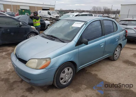 2002 Toyota Echo из США, поврежденный, VIN JTDBT123720237603